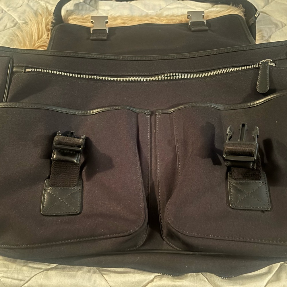 VINTAGE RARE COACH CANVAS LAPTOP/COMPUTER BAG. - Picture 3 of 8